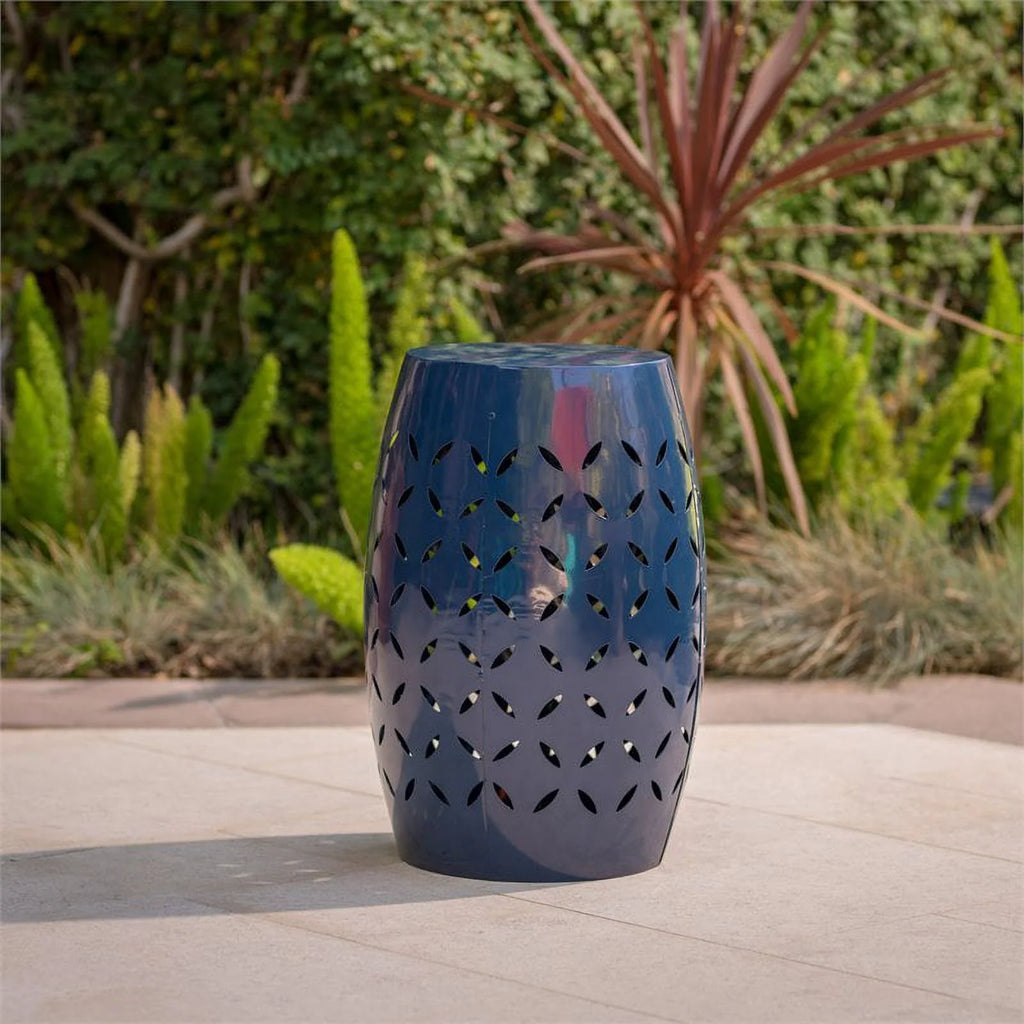 12" Iron Outdoor Side Table M69305