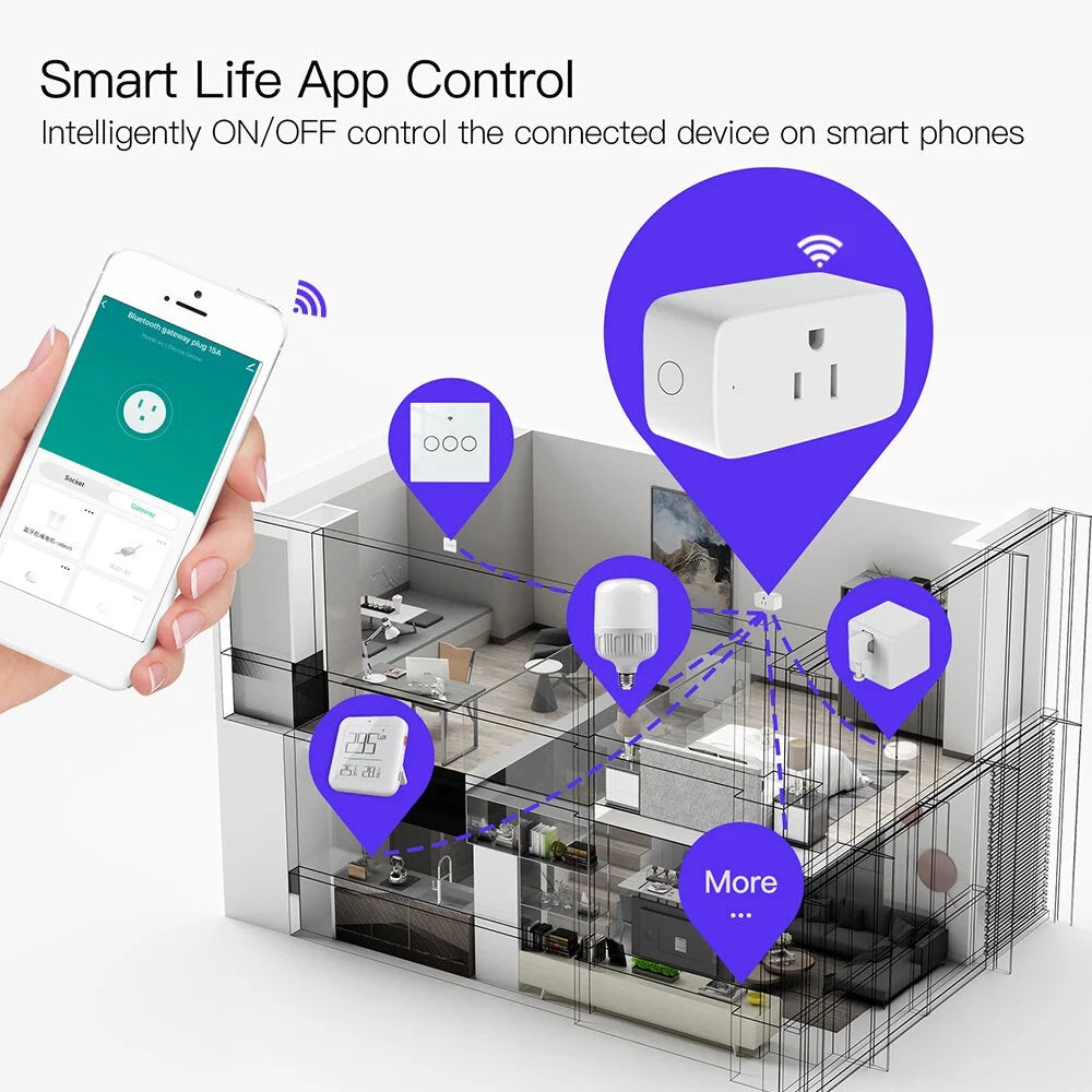 Smart Plug WiFi Socket Mini Outlet I681870
