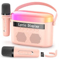 Portable Bluetooth Karaoke Machine with Lyrics Display Screen G10318