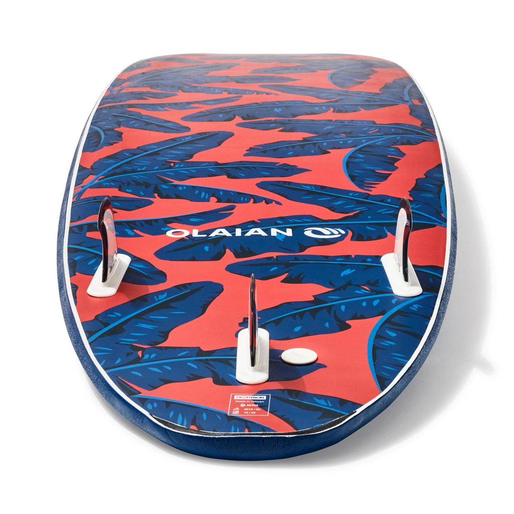 8&6x22 Foam Surfboard with Leash and 3 Fins Q90945