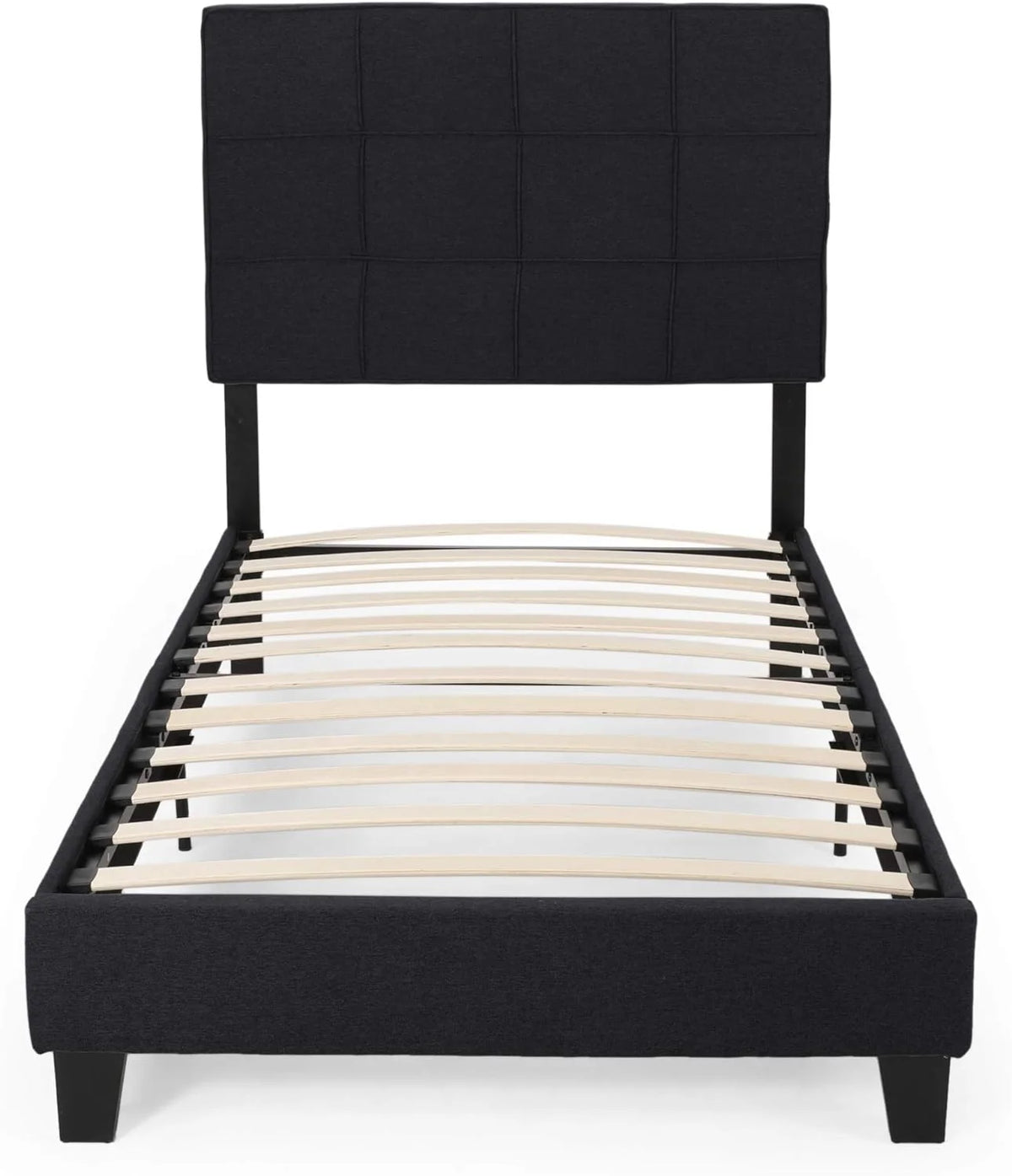 Contemporary Upholstered Platform Bed R741