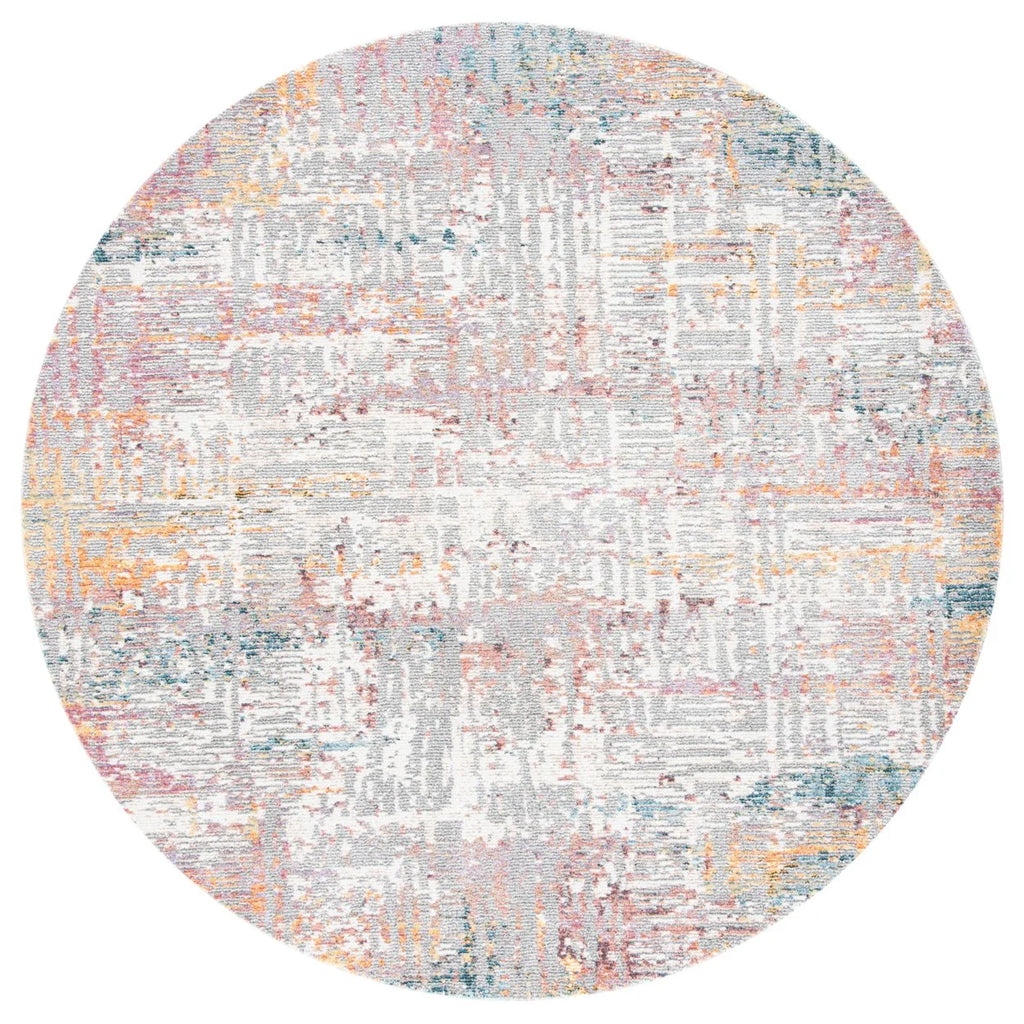 Beige/Rust Rug A3142