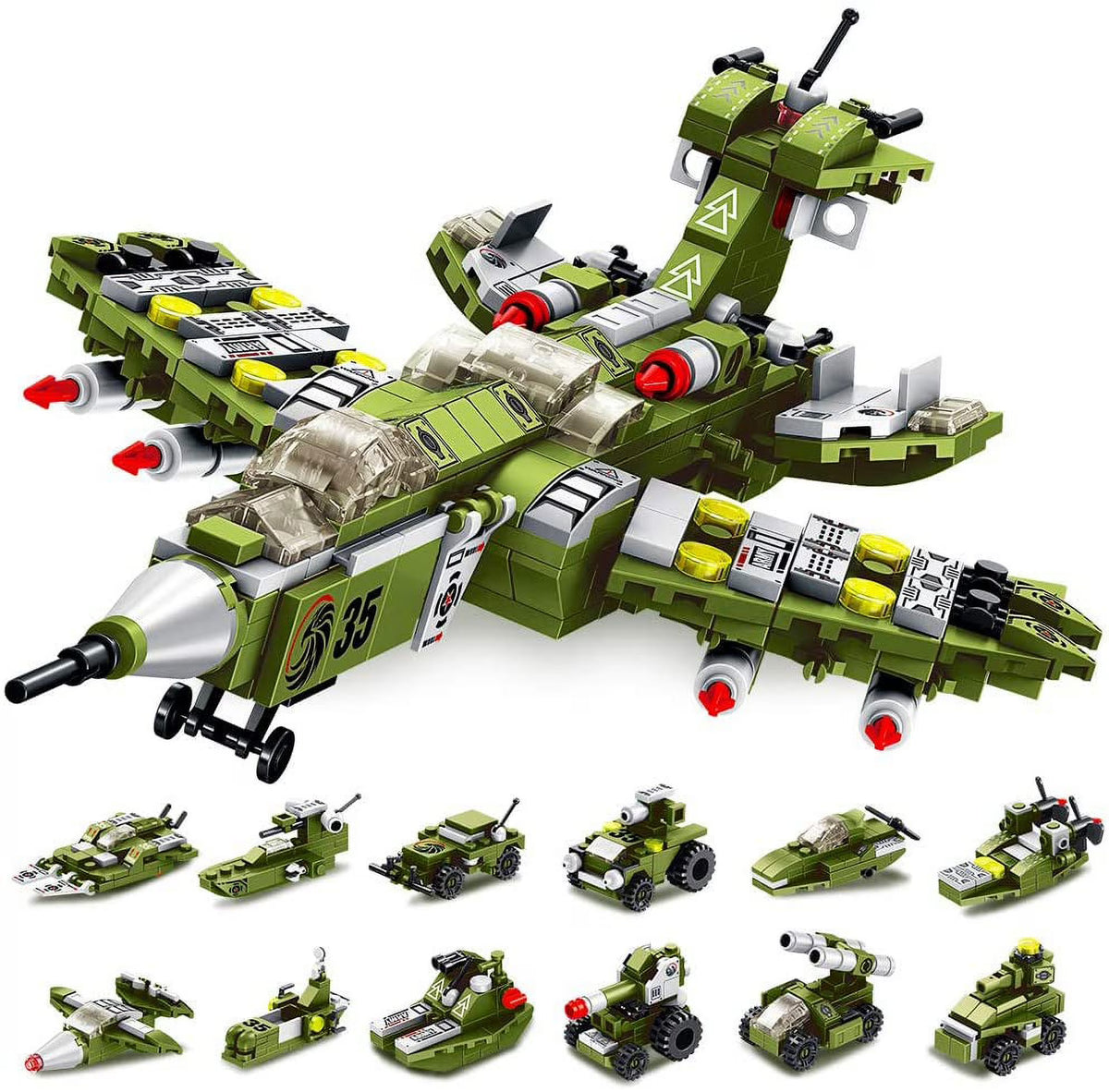 576 PCS 25-in-1 STEM Building Blocks Kits R350612