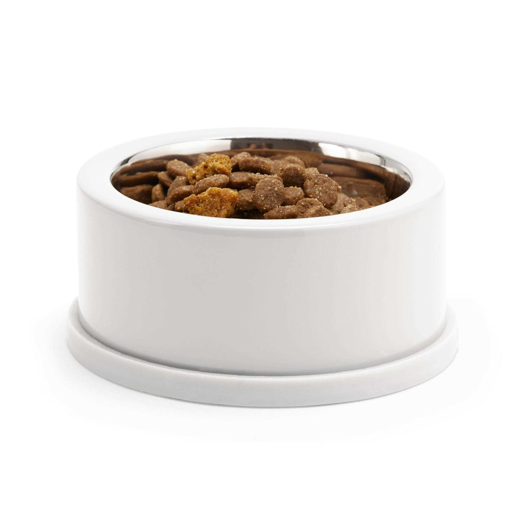 Stainless-Steel Grey Dog Bowl X757