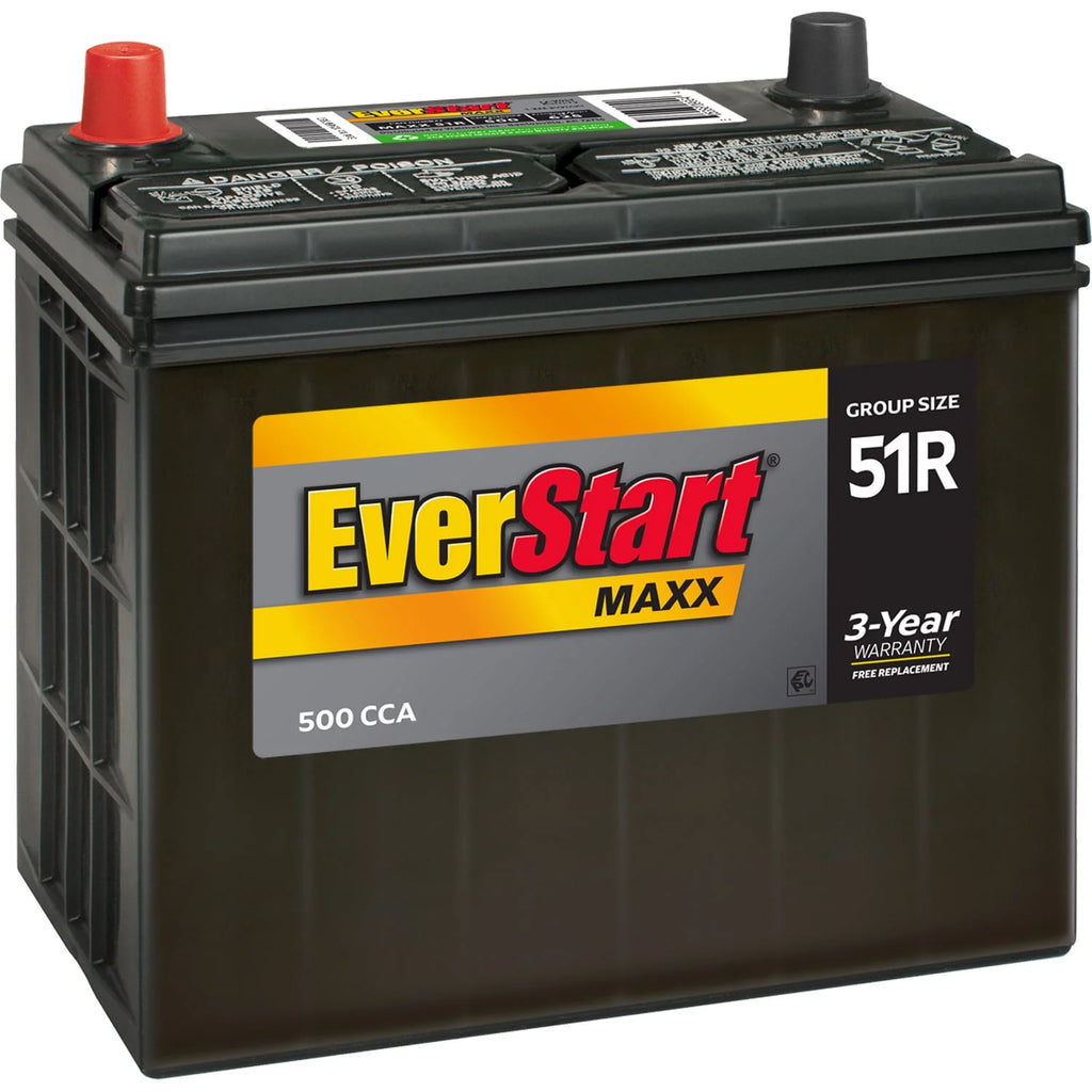 Lead Acid Automotive Battery Group Size 51R 12 Volt 500 CCA I51570