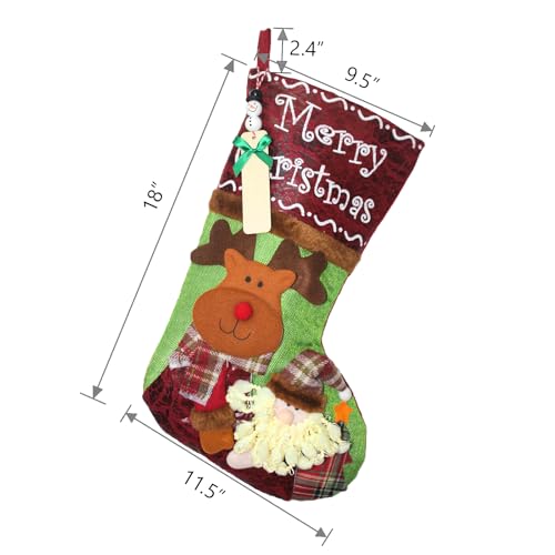 Set of 3 Christmas Stockings T18890