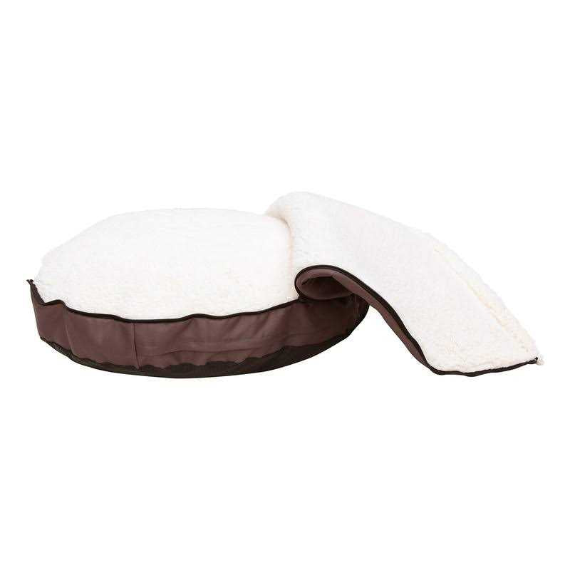 Oxford Sherpa Pet Cave and Round Pet Bed K60063