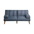 Blue Adjustable Futon Sofa Bed Z3226