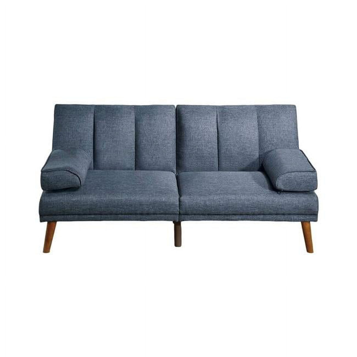 Blue Adjustable Futon Sofa Bed Z3226