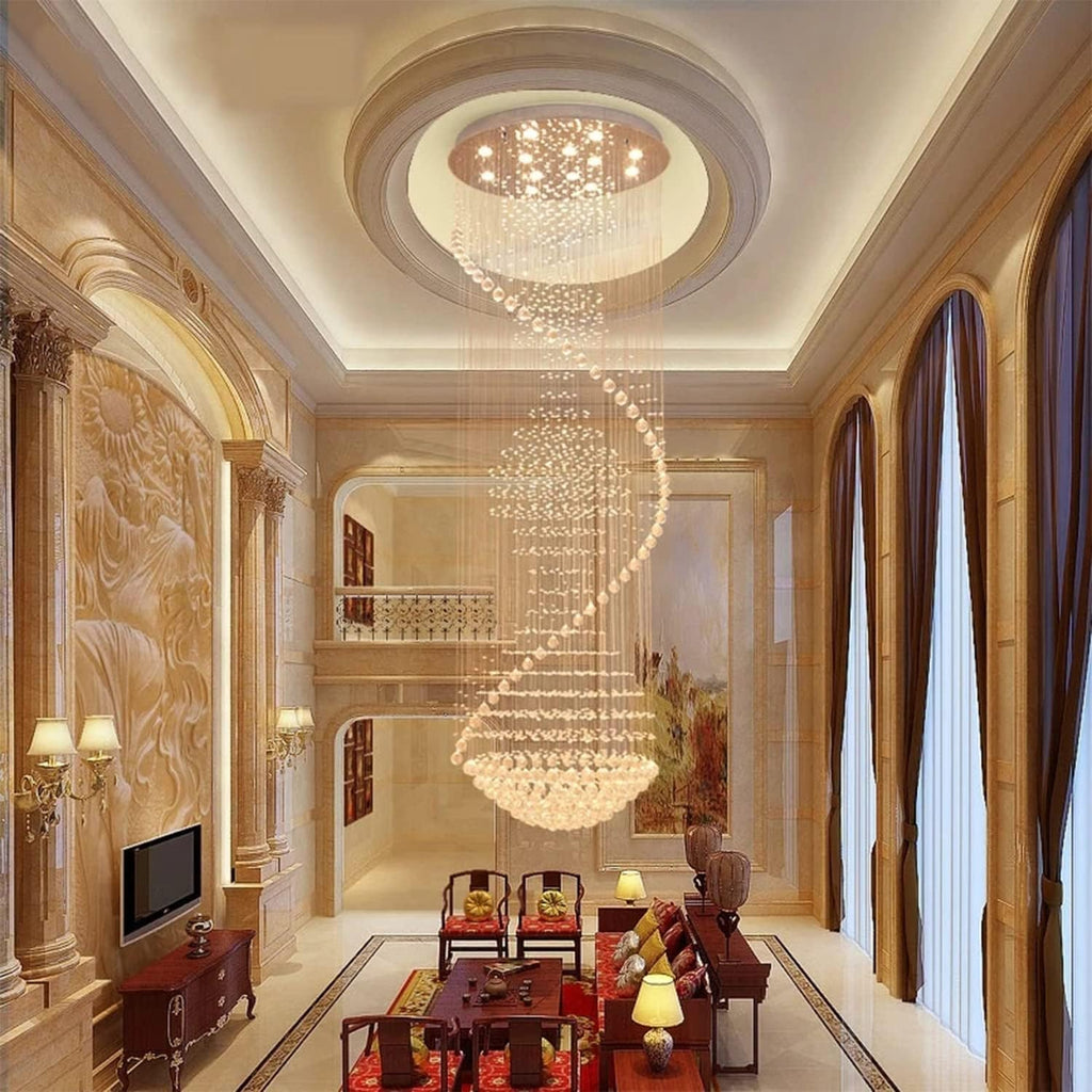 Crystal Spiral Chandelier for Staircase Y153578