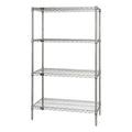 Chrome Wire Shelving Unit V15172