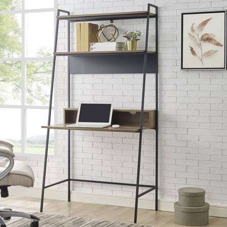 Metal and Wood Ladder Desk E3079
