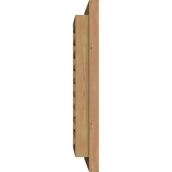 Unfinished Vertical Gable Vent F3994