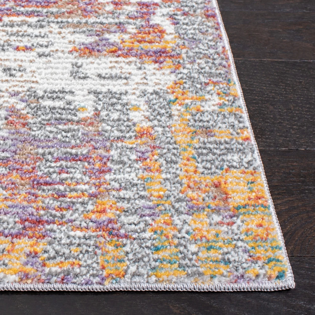 Beige/Rust Rug A3142