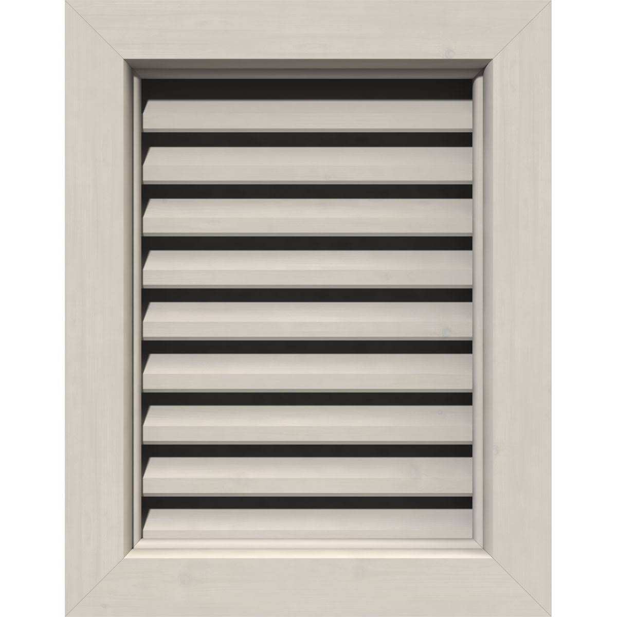 28 inchw x 32 inchh Primed Western Red Cedar Gable Vent C28477