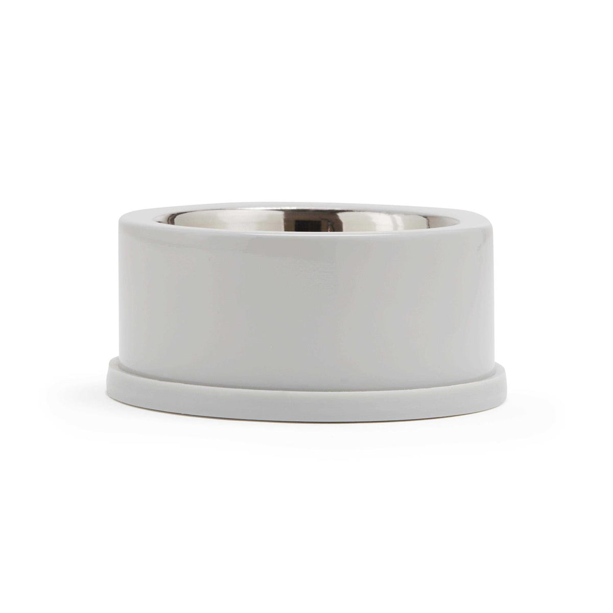 Stainless-Steel Grey Dog Bowl X757